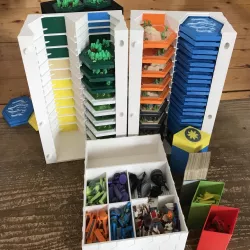 Multicolor 5-6 Player storage for Settler 2.0