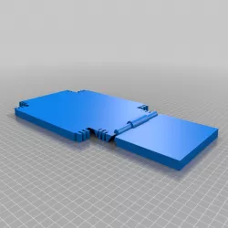 My Customized foldable, hinged box - 3D