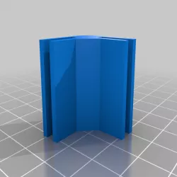 My Customized Parametric Mini Modular Framing System - Corner Block and Rail 3mm