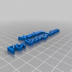 My Customized Sign Workshop (MMU,Multicolor or Single color printer)