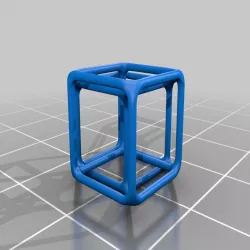 Oblique Projection of a Hypercube