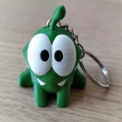 Om Nom keychain (multi-material)
