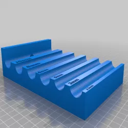 Peg Board T-Handle Hex Wrench Holder Metric