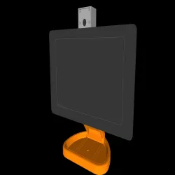 PiMac - Raspberry Pi 7 Inch Touch Screen Stand (with Camera)