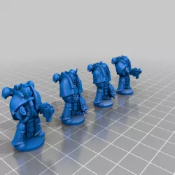 Plague Brothers - Pistol and Energy Axe - Grimdark Future