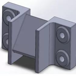 Prusa I3 MK3 Spool hanger adapter