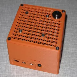 Raspberry Pi 4 Case for Pi & Buck Converter - 50mm fan