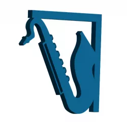 Saxaphone Shelf Bracket (Nuclear Tape Mount)