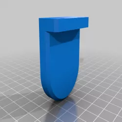 Screw-on umbrella holder