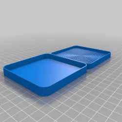 Square primer flip tray