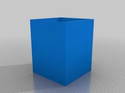 Square Trash Can