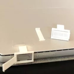 Surface Pro 6 Power Button Protection with front opening cover