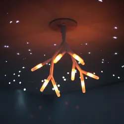 Tenergy Lumi Bloom Table Lamp as a Ceiling Fixture