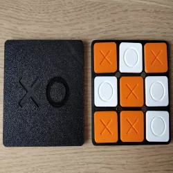 TIC TAC TOE (6x3mm holes and logo)