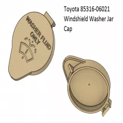 Toyota Part No.: 85316-06021 WINDSHIELD WASHER JAR CAP