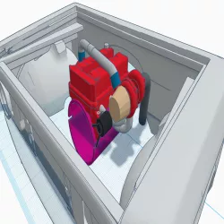 turbo 4 motor cover