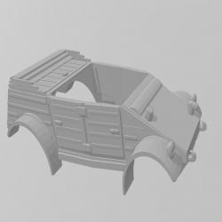 Kit Maquette 3D à Assembler Kubelwagen S-model échelle 1/72 - Plastique, Pour Modélisme