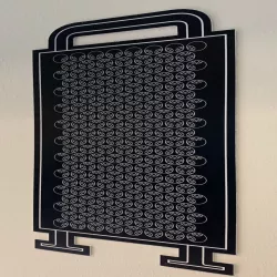 Wall Decoration - Mac Pro cheese grater pattern