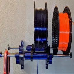 Wall Mount Spool Holder with Bearings