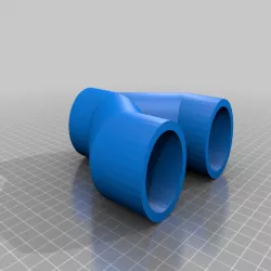 Y-junction for 50mm PVC pipe