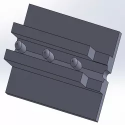 12mm Bullet pixel drill guide for 1/2 inch PVC pipe