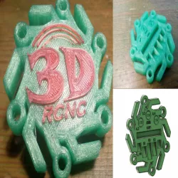 3D printer test maker coin 