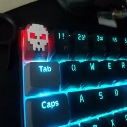 8bit Skull Keycap