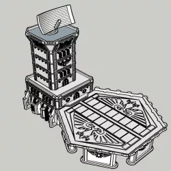 Adeptus Titanicus - Landing Pad -Intact