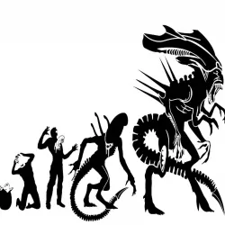 Alien Evolution stencil
