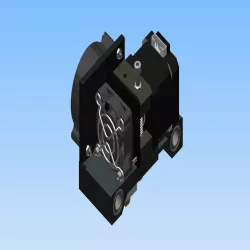 Anet A6 extruder carriage assembly