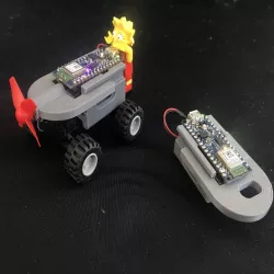 Arduino nano 33 ble  propeller Car