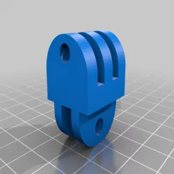 Articulated GoPro Skateboard Mount 