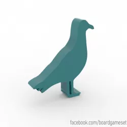 Bird meeple for Board Games