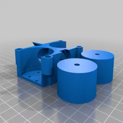 brushless motor flywheel cage and flywheels for Jyn Erso blaster