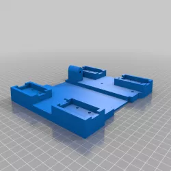 CR10 linear rail bed plate carriage