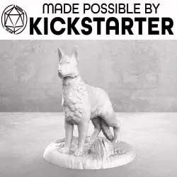 Dog - Casual Pose - Tabletop Miniature