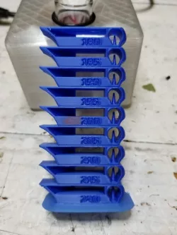 Ender 3 Smart PLA and PETG Temp Tower (gcode included)