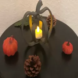 Fall/Halloween Spinning Pumpkin Decoration
