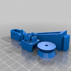 Filament feed roller guide for Ender 3