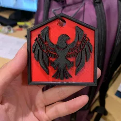 Fire Emblem Three Houses: The Black Eagles Backpack Tag