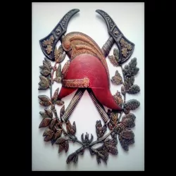 Fireman emblem for CNC
