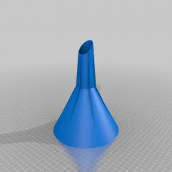 Funnel for 40mm PVC Pipe / Funil para cano PVC 40mm