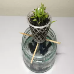 Hydroponics Wick/Net Plant Pot