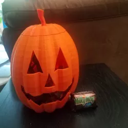 Jack-O-Lanter Halloween Pumpkin (Candy bowl)