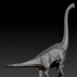 Jurassic Park Brachiosaurus Statue