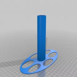 Knife handle oiling stand - customizable