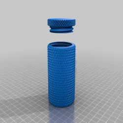 Knurled container