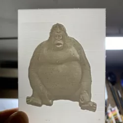 Le Monke Lithophane