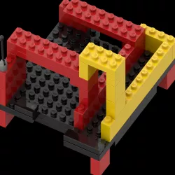 Lego Raspberry Pi 4 case w/ SSD Slot