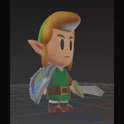 Link from Zelda link's awakening Switch